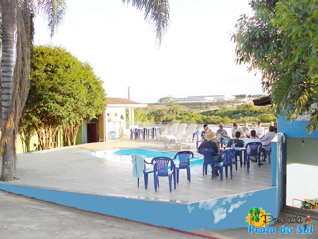 Pousada Praia Do Sol โปโซส เด คาลดัส ภายนอก รูปภาพ